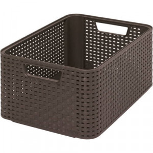 Curver Kosár rattan hatású kosár 18 liter barna  03615-210-00