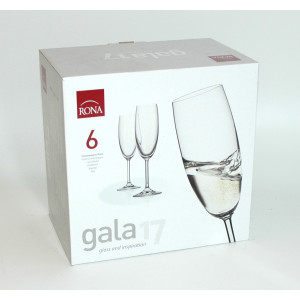 Gala pezsgős kehely készlet 175 ml üveg 11013106 