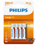 Philips LongLife AAA elem 4 db PH-LL-AAA-B4 
