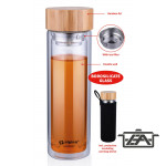 Alpina Üveg palack 450 ml teaszűrővel és tokkal 871125226751