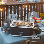 Barbecook Asztali faszenes grill 44*33*21 cm szürke Carlo BC-CHA-1015