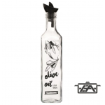 Herevin Olaj - ecet tároló üveg 500 ml Olive dekor SO366