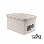 ELEGANCE 20401 tároló doboz fehér 15 literes Kifutó termék!