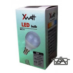 XWATT XWLGE14/5W LED Kis gömb izzó 5W-os E14-es foglalattal