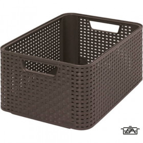 Curver Kosár rattan hatású kosár 18 liter barna  03615-210-00