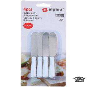 Alpina Kenőkés / Vajkés készlet 4 db 10 cm rozsdamentes 871125205846 Kifutó termék!