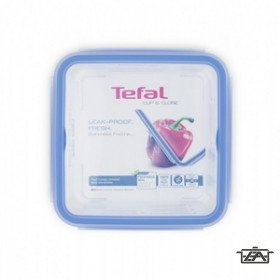 Tefal K3022112 CLIP and CLOSE Ételtároló doboz négyszögletű 0,85L  