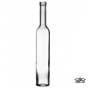 Semiglas Üvegpalack 0,5 literes / Svéd Bordói pálinkás üveg MK269