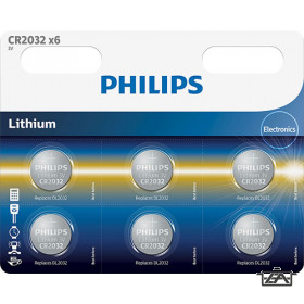 Philips PH-CR2032-B6  Lithium CR2032 3V  1db