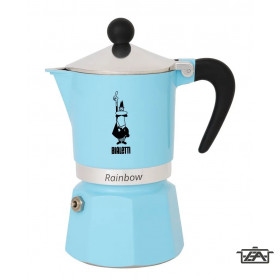 Bialetti Kávéfőző 3 személyes Rainbow világos kék 0005042
