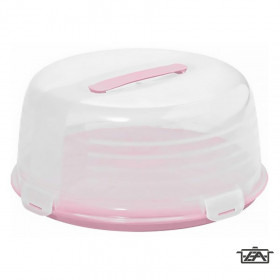 Curver Kerek tortabúra 35 cm átlátszó-rózsaszín 00416-X51-00