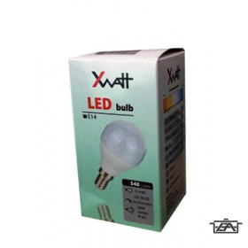 XWATT LED Kis gömb izzó 6W-os E14-es foglalattal  XWLGE14/6W 