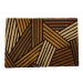 Kókusz lábtörlő szögletes barna mintás 60*40 cm  CR-10546 