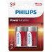 Philips Power Alkaline C elem 2 db PH-PA-C-B2